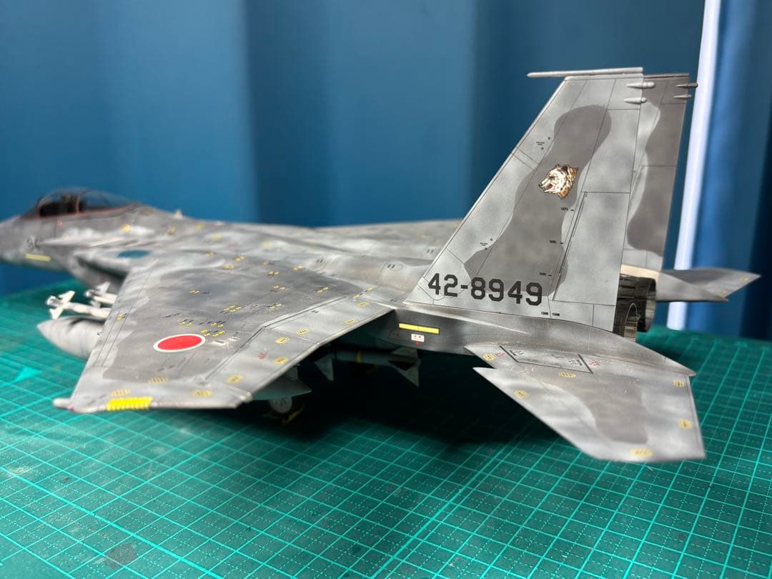 戦闘機　プラモデル完成品　ハセガワ　1/48 F-15J イーグル　航空自衛隊