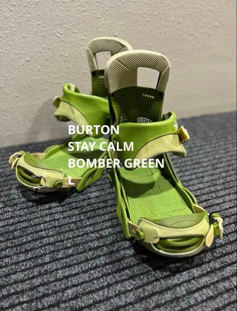 スノーボード BURTON STAY CALM BOMBER GREEN L