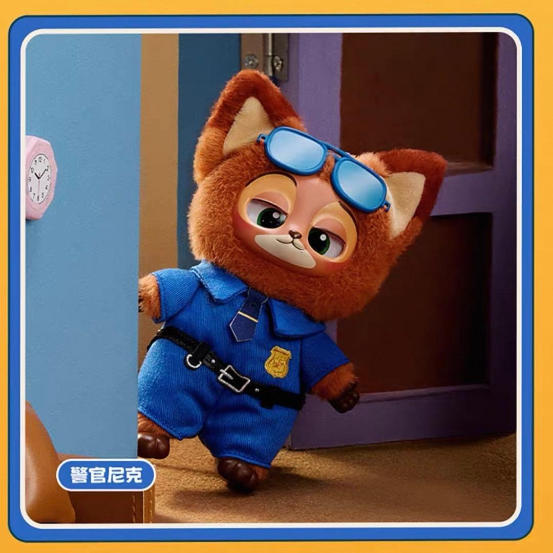 MINISO ディズニー　ズートピア　マスコット　ジュディ　ニック　2点セット