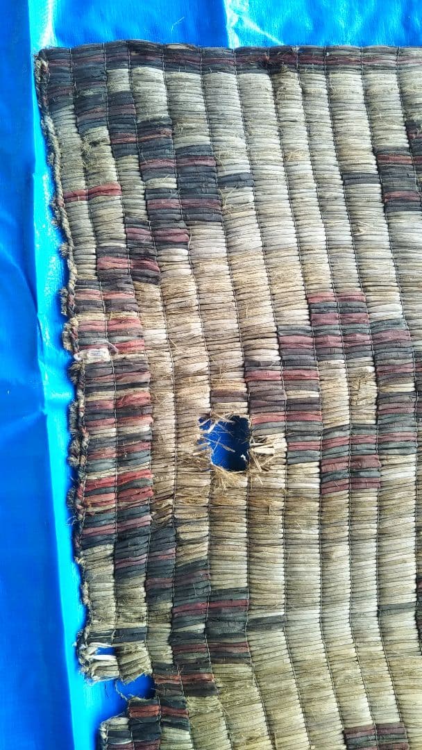 (値下げ)アイヌ花ござ!　歴史的保存品