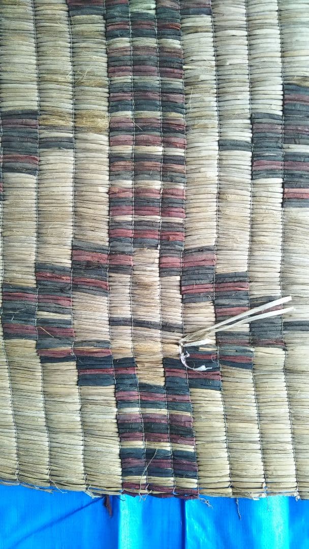 (値下げ)アイヌ花ござ!　歴史的保存品