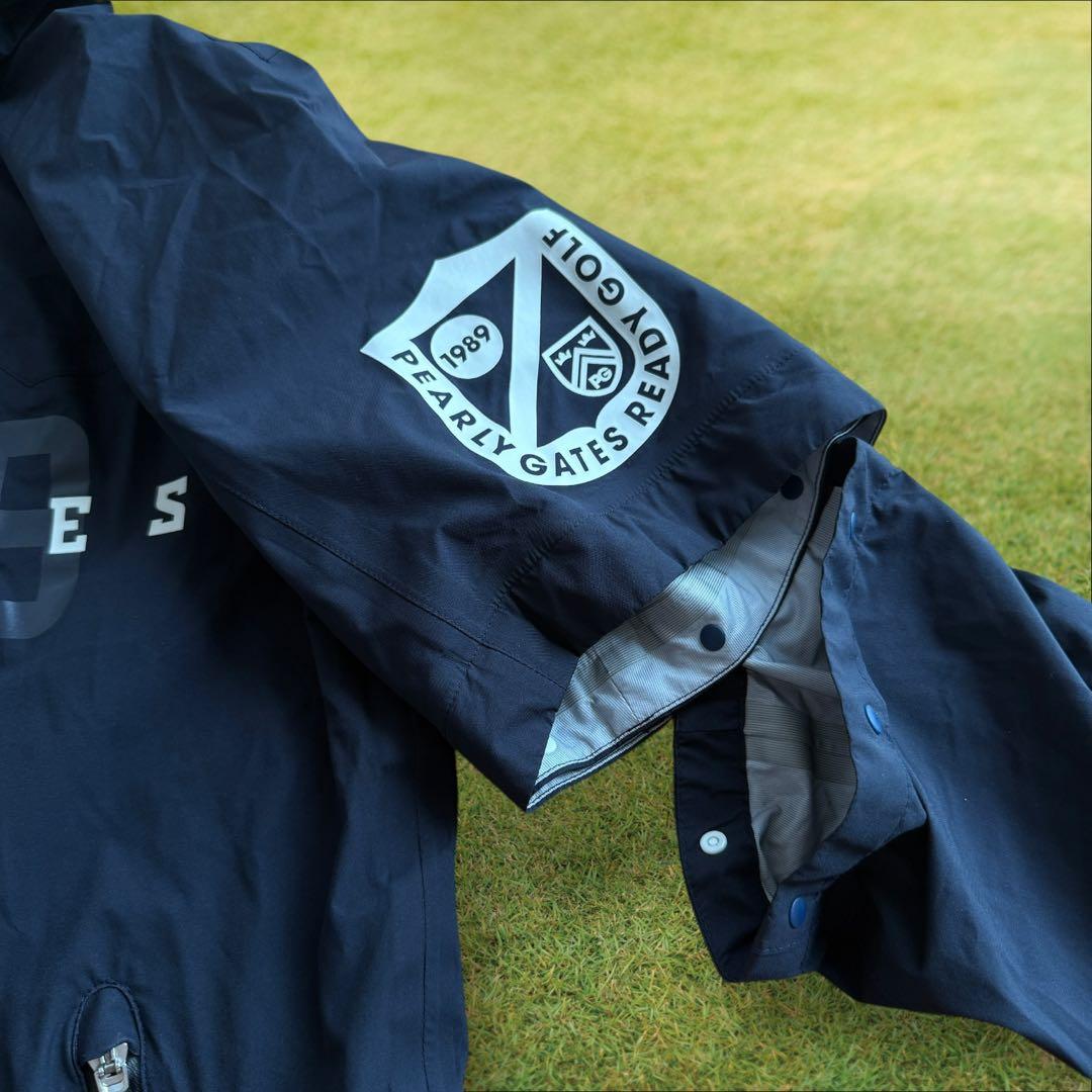 パーリーゲイツ　ジャケット　レイン　2way パーカー　L〜XL相当 紺　濃紺