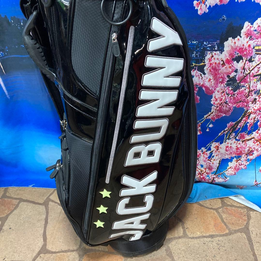 寶BU-1091 美品！ JACK BUNNY キャディバッグ ブラック