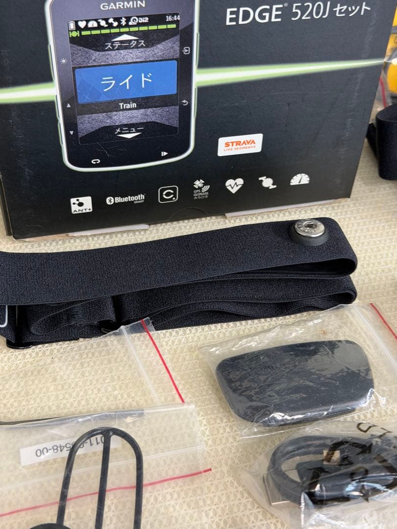 GARMIN EDGE 520J 心拍センサー・ジャイロスピードセンサー付き