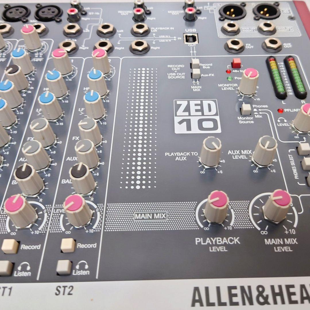 KORG コルグ　ALLEN&HEATH ZED 10FX アナログミキサー