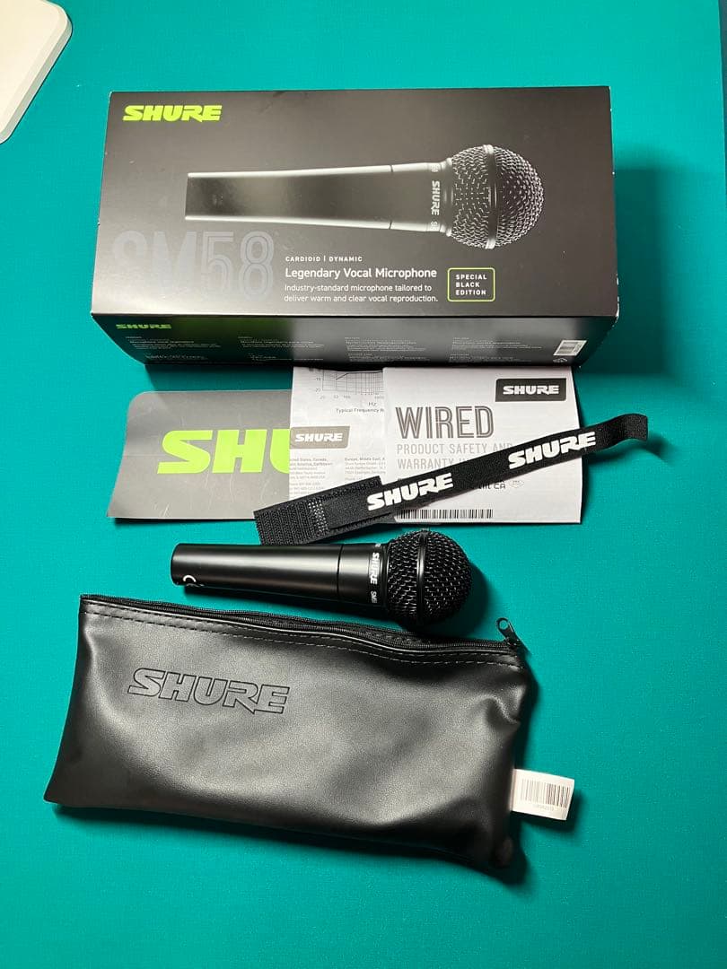 SHURE SM58 ダイナミックマイク スペシャルブラックエディション