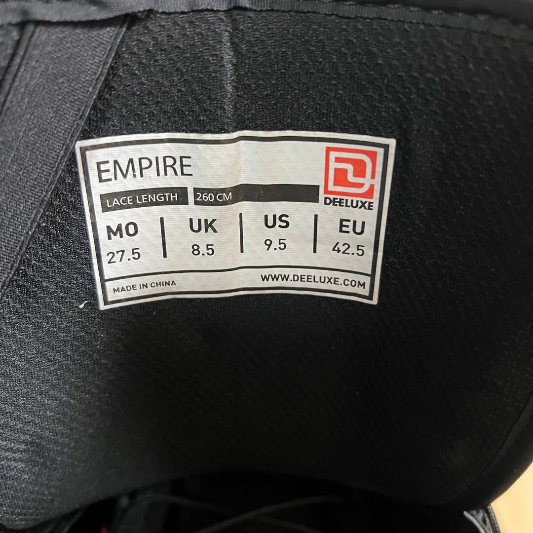 【即日発送】スノボブーツ　DEELUXE EMPIRE 27.5cm