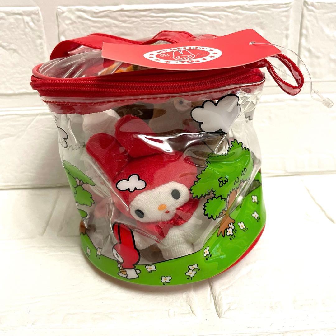 ♡希少♡限定70年 サンリオ マイメロディ ポーチ入りマスコットセット 赤ずきん