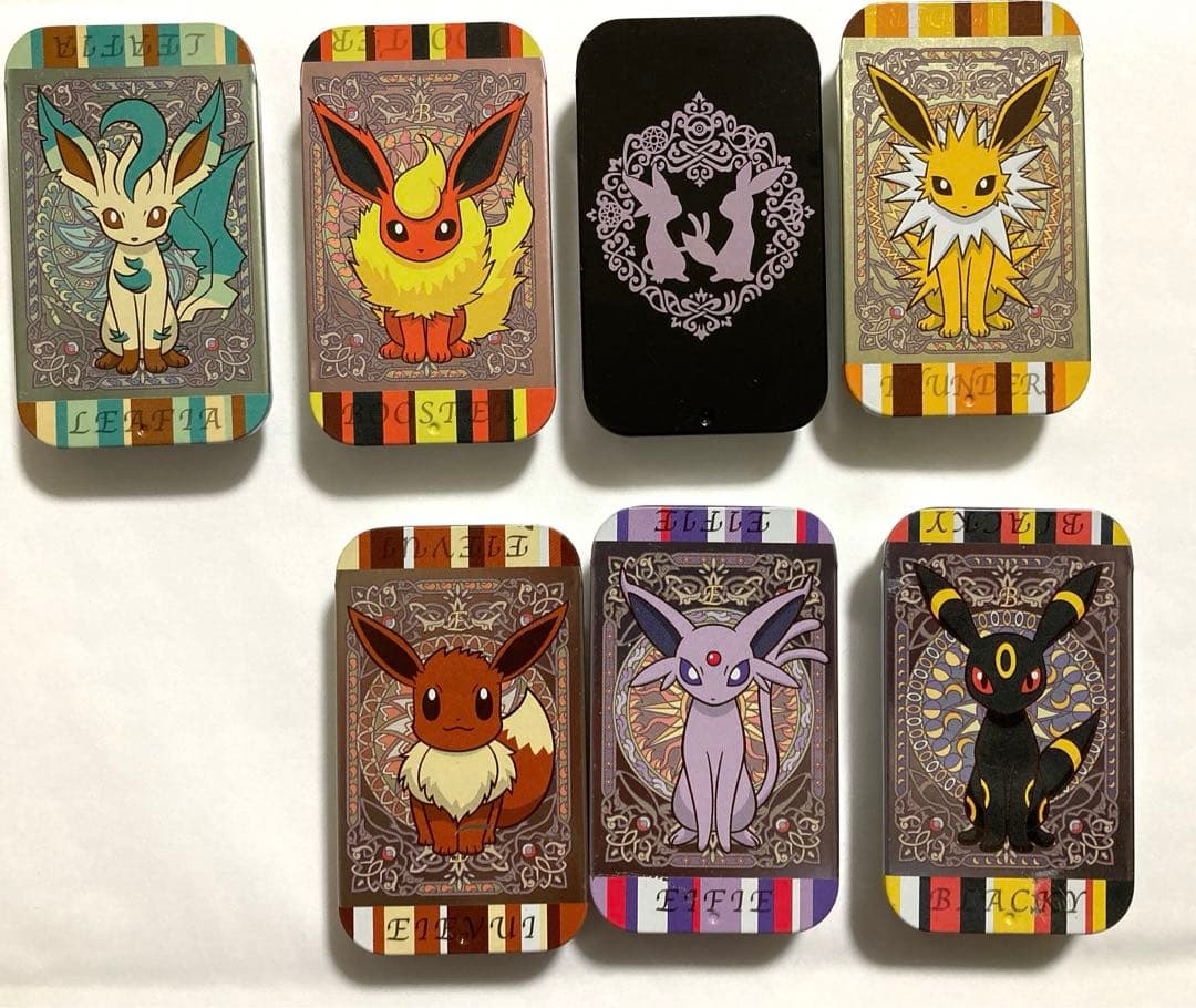 ポケモンセンター イーブイコレクション　プチ缶　7種セット