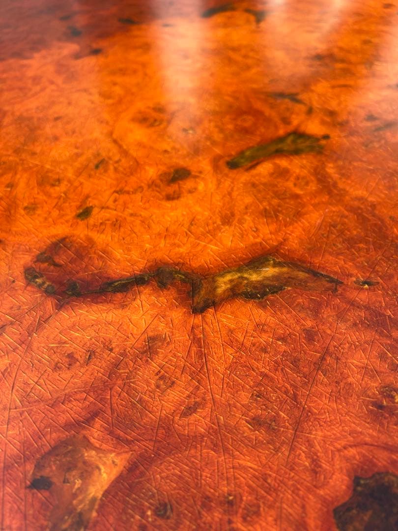 【希少】花梨瘤 一枚板 座卓 高級テーブル 大型