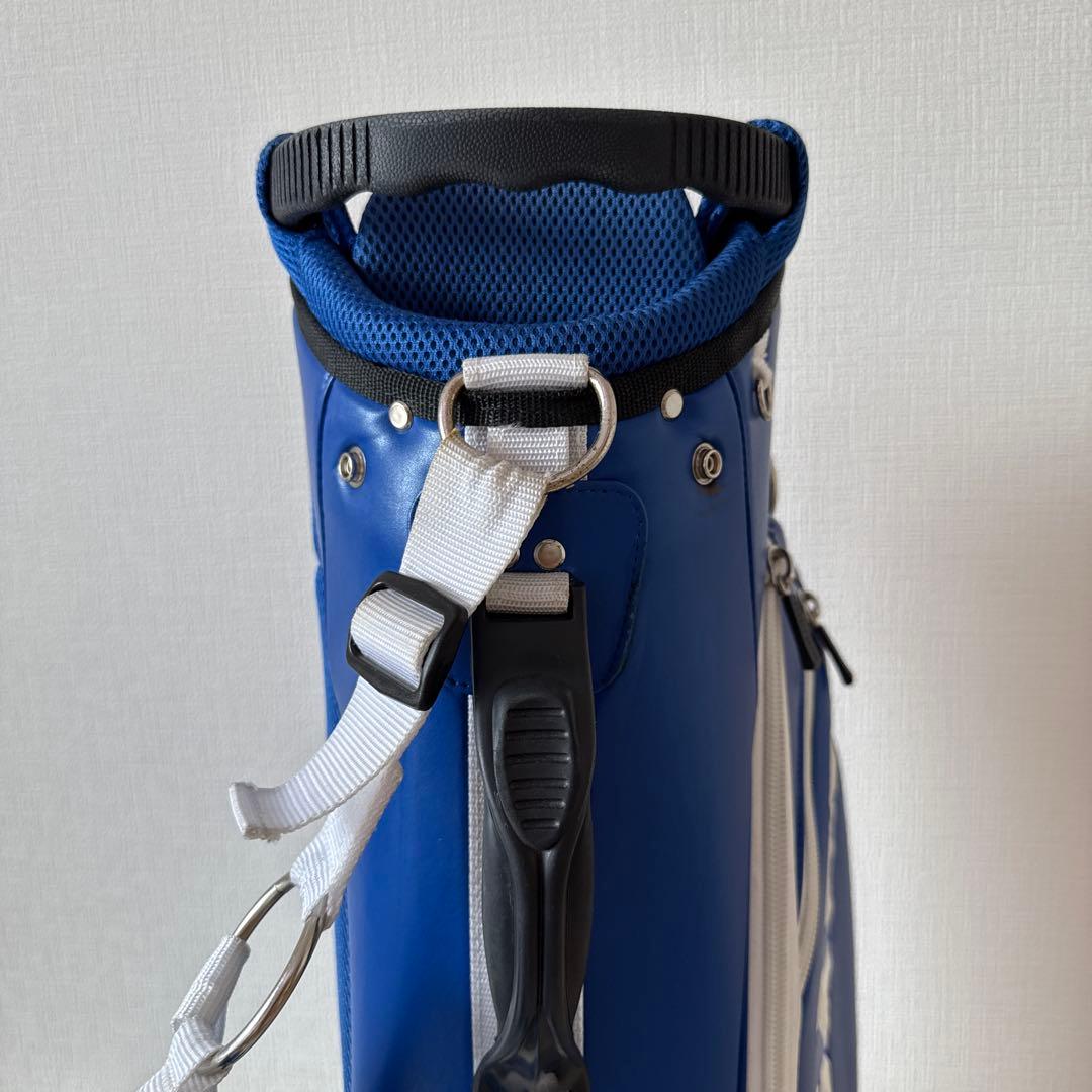 パーリーゲイツ　キャディ バッグ　ショルダー式　スタンド式　軽量　ブルー