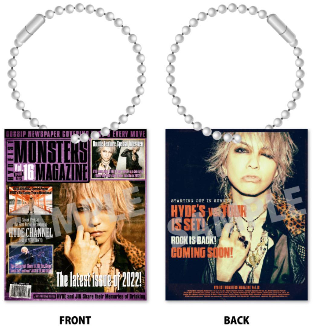 HYDE 会報　アクリルキーホルダー　全10種　コンプリートセット