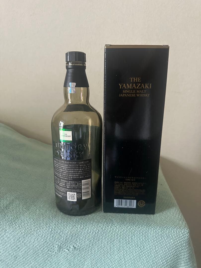 山崎18年 空瓶空箱　美品