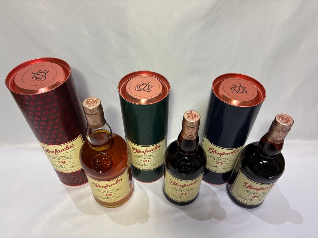 【未開栓・箱付】グレンファークラス(Glenfarclas)　3本セット