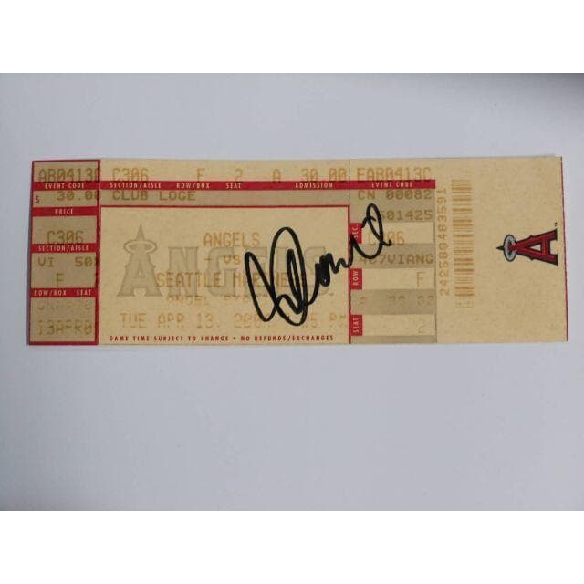 ◆イチロー選手ICHIRO直筆サイン◆2004年チケット年間262最多安打新記録