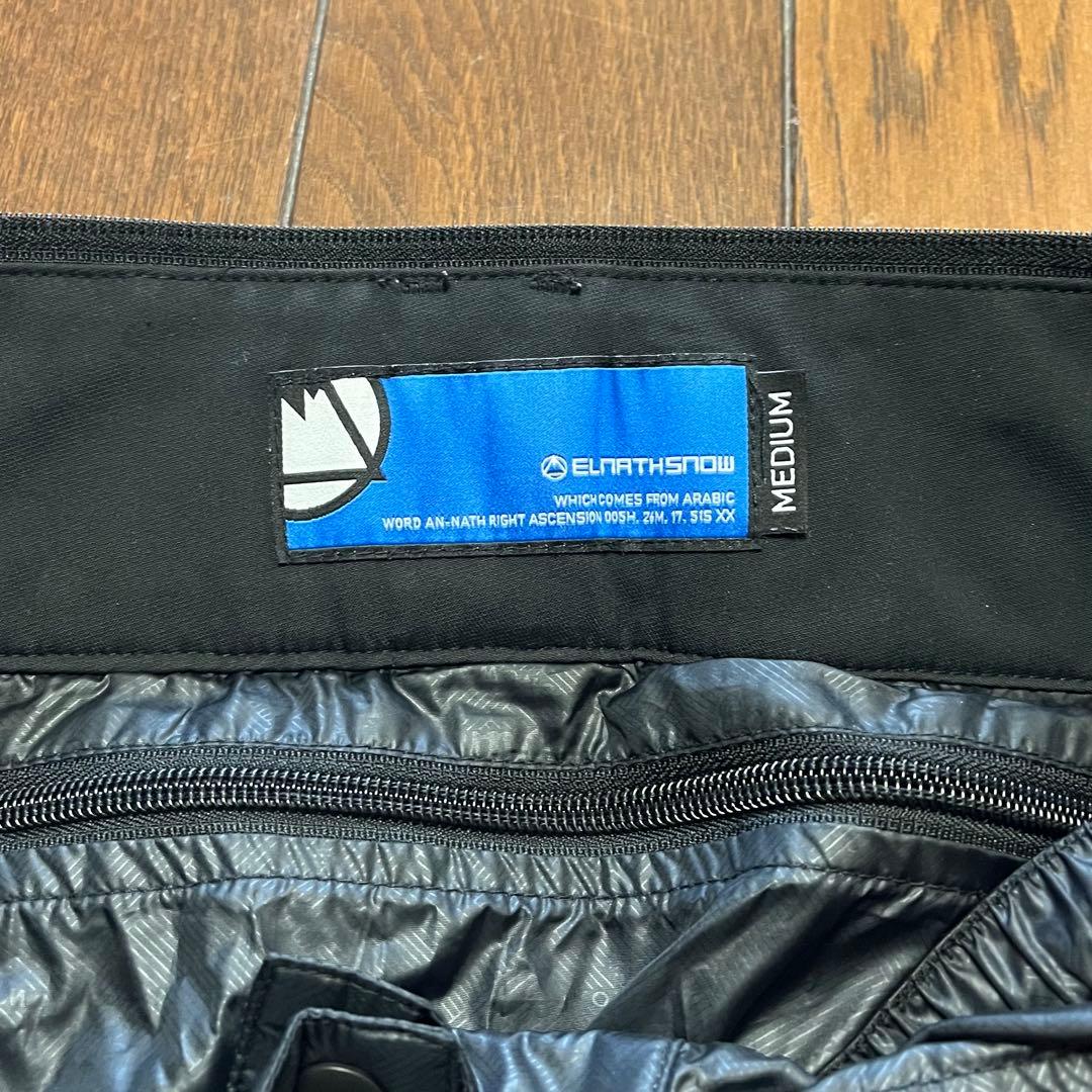 洗濯&撥水 ELNATH エレナス ビブパンツ スノーボード スノボ パンツ M