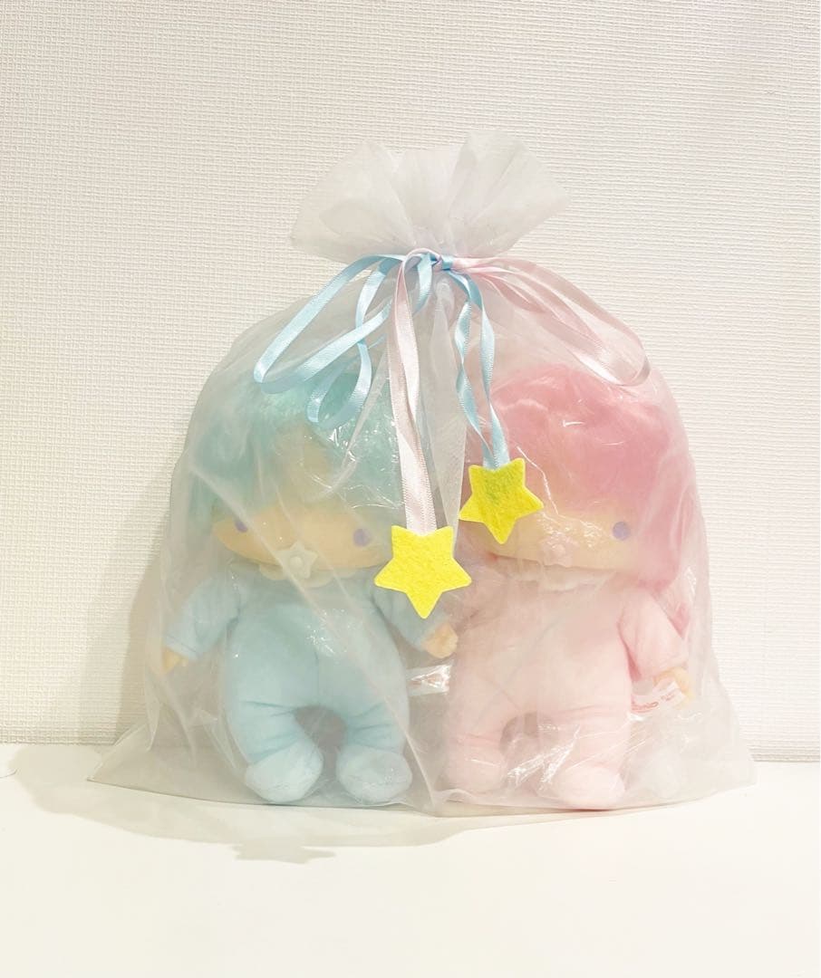 Sanrio キキララ ソフビドール パフポフ ぬいぐるみ リトルツインスターズ