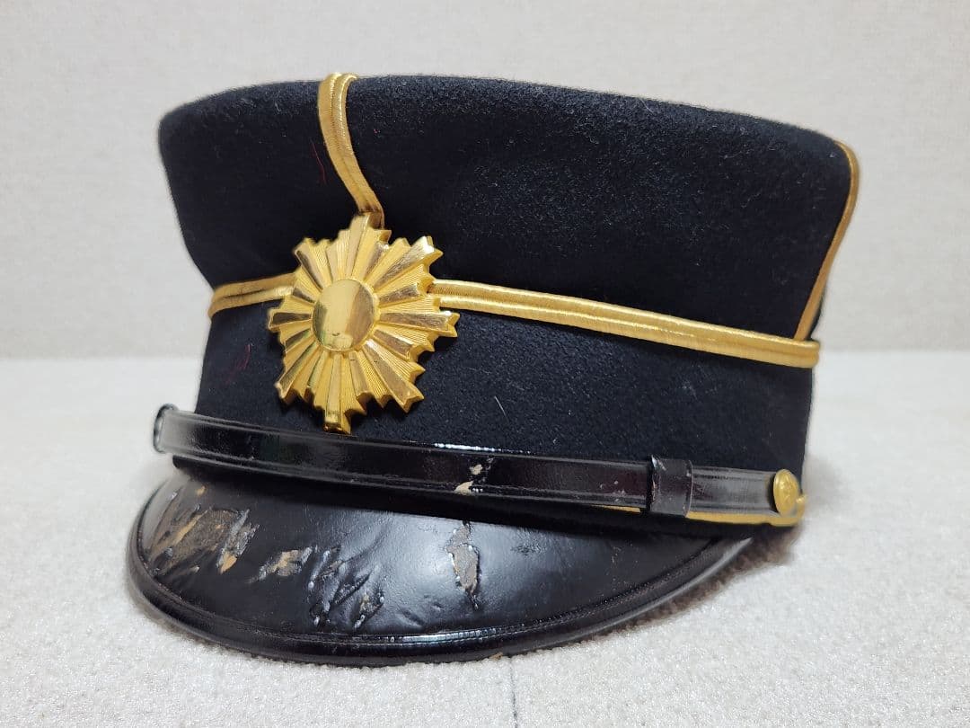 歴史資料 大日本帝国陸軍 大礼帽 制帽 旧日本軍 帽子 軍帽 五芒星