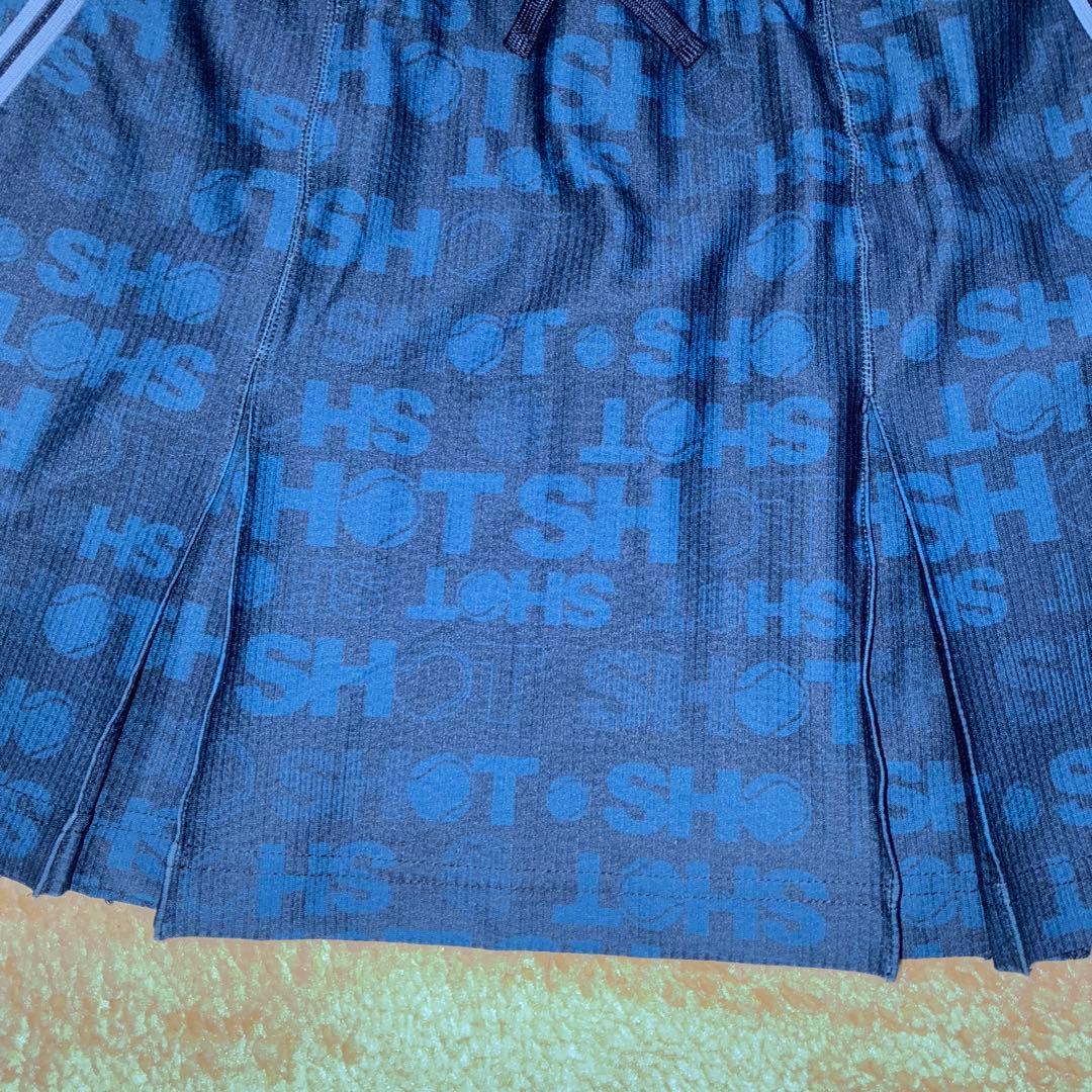 バルデマッチ　ダークブルー プリント柄 テニススコートMサイズ　未使用品