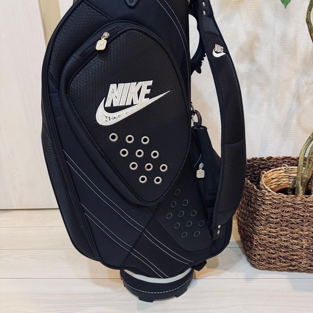 NIKE ナイキゴルフ キャディバッグ9型6分割 ブラック 軽量