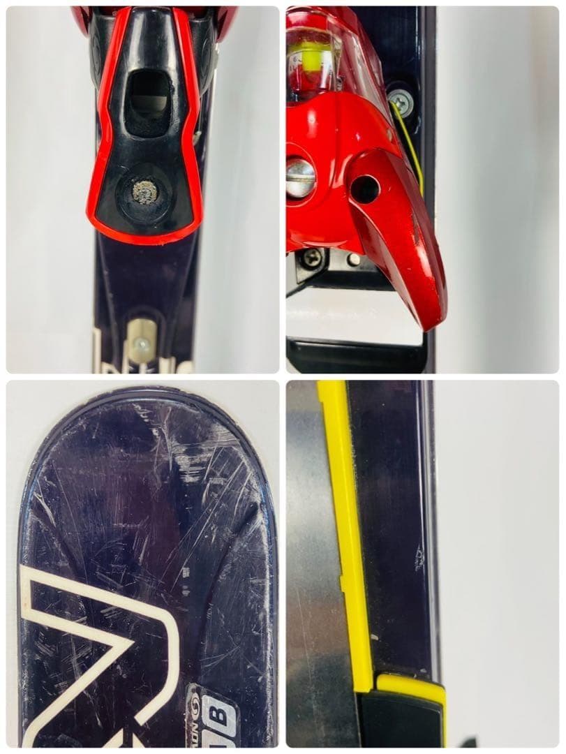 【良品】SALOMON RACE GS 186cm スキー板 ビンディング付き