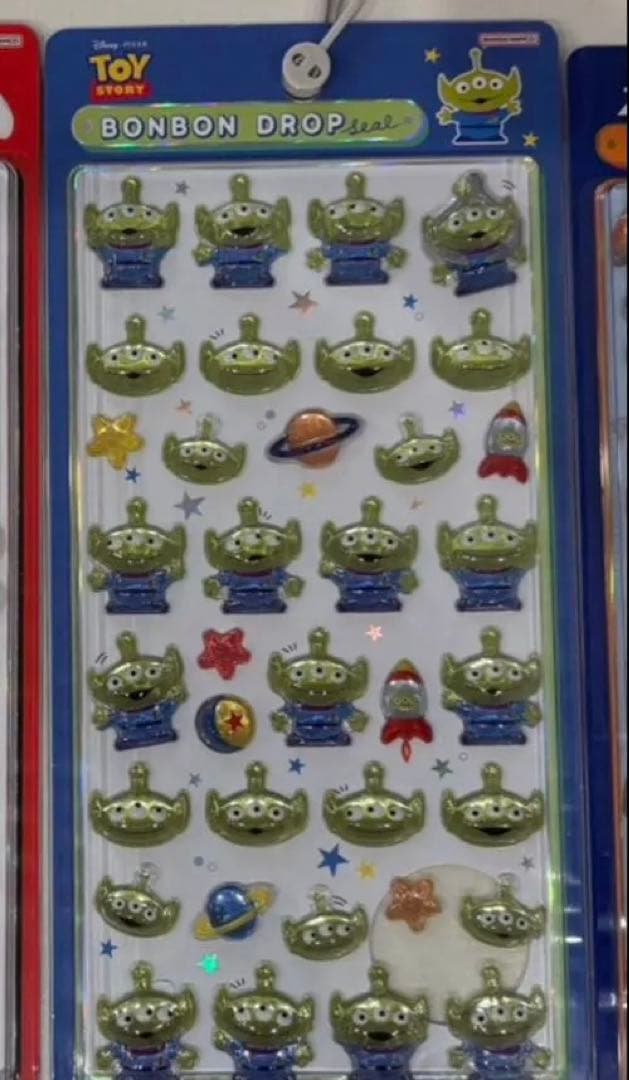 【正規品】ボンボンドロップシール ズートピア リトルグリーンメン プーさん他