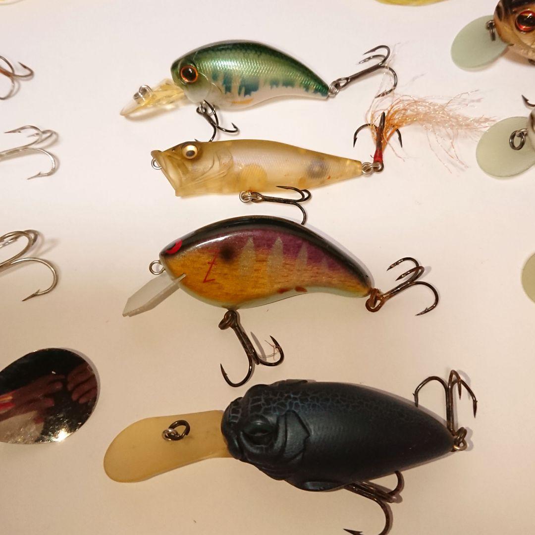 ブラックバス用ルアーまとめ売り へドン、メガバス他 ◎ルアーボックス付き