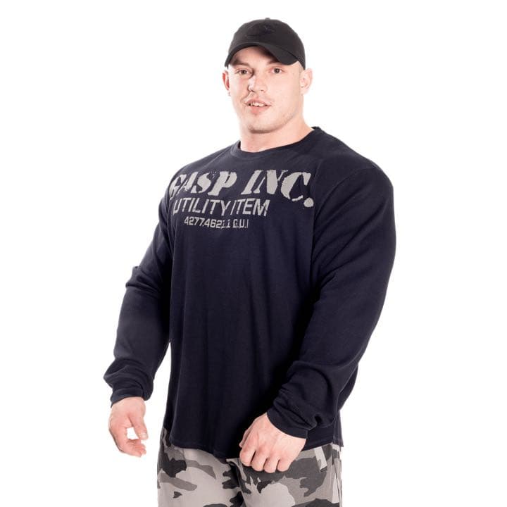 gasp サーマルジムスウェット　ブラック　M