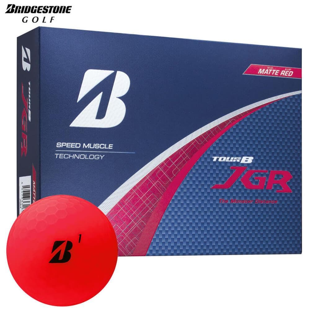 25年モデル ブリヂストン TOUR B JGR マットレッド 1ダース