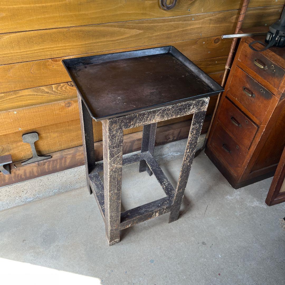 ヴィンテージアイアン台　鉄板付き