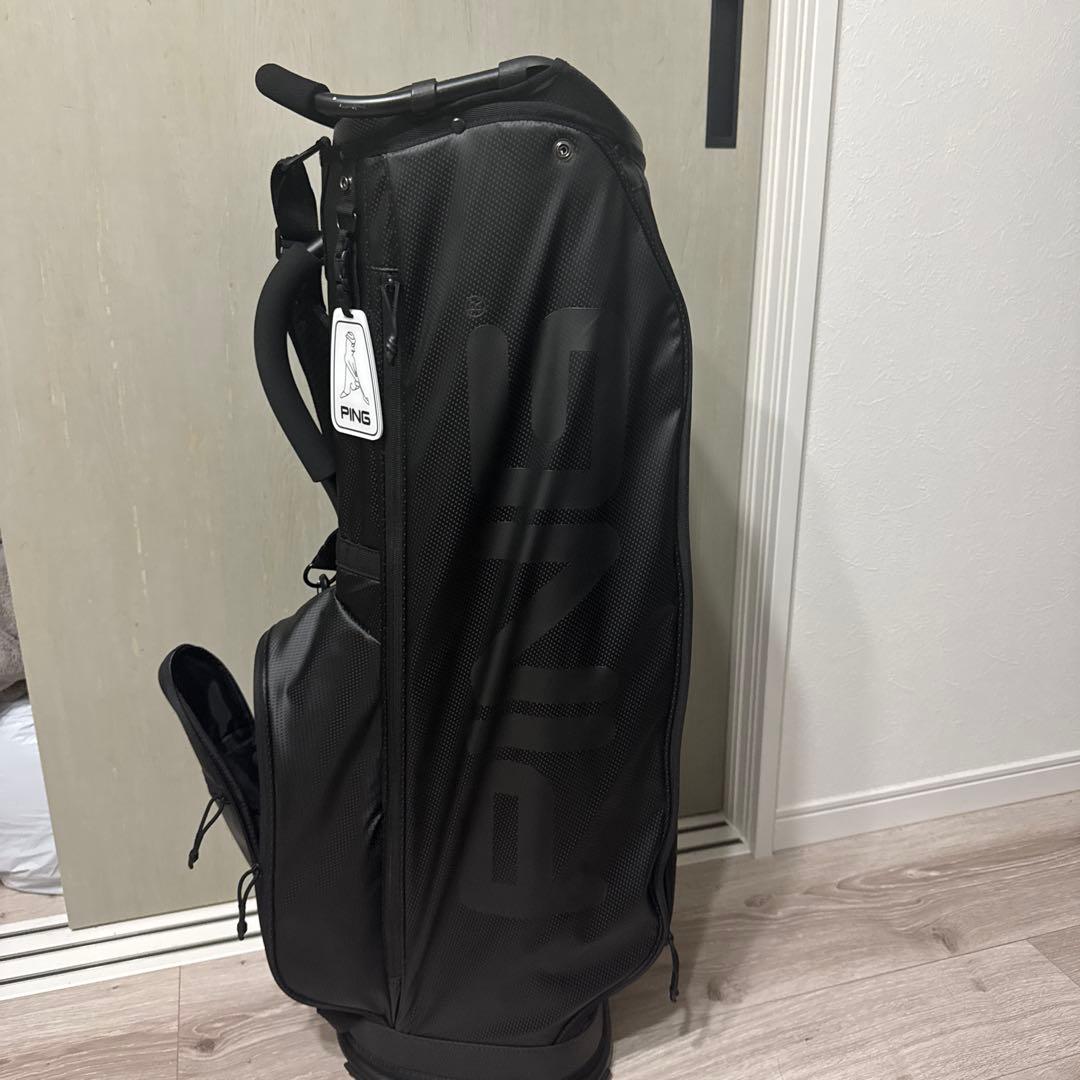 ユークン専用　PING ブラックキャディバッグ