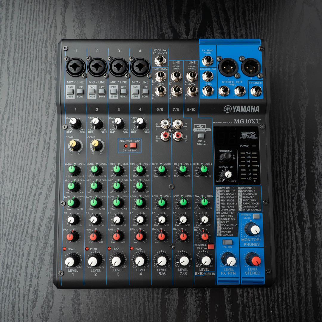YAMAHA ヤマハMG10XU アナログミキサー &ハードケースセット
