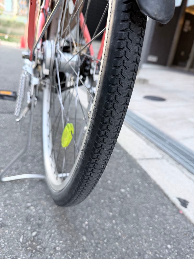 大阪府　電動アシスト自転車 前カゴ付き　26インチ