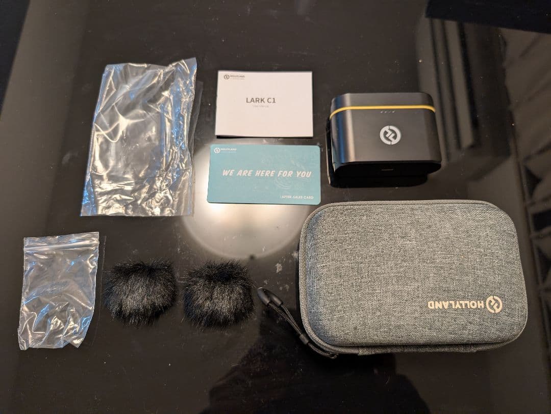 【極美品】Hollyland Lark C1ワイヤレスピンマイク スマホ用 /