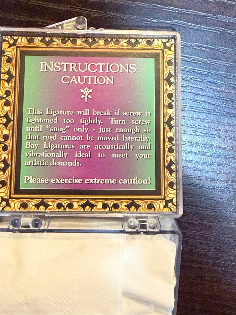 BAY USA Renaissance リガチャー ソプラノ用 22KGP