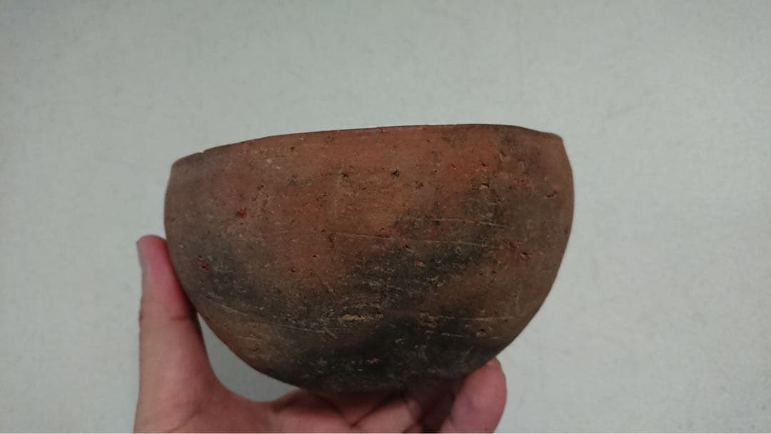 花器 古墳 碗型 土器 土碗 土師器 発掘 出土 骨董 古美術