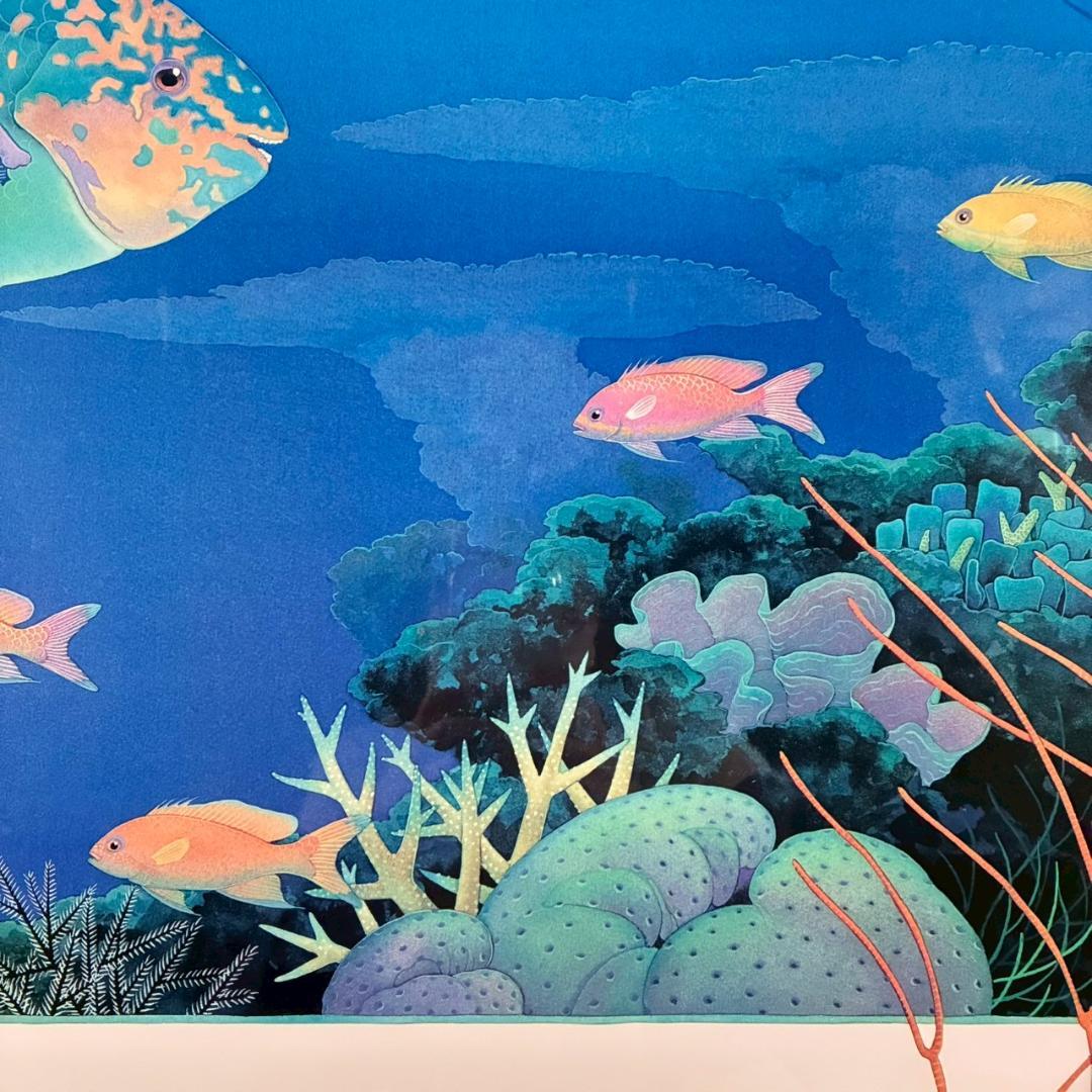 美品 ジョアン・フック「EVENING OVER～」超特大ジクレー 直筆サイン入