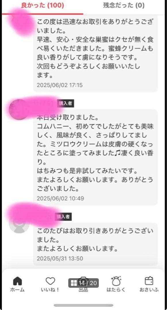 りなんてぃー 日本ミツバチ とろとろはちみつ+コムハニー 無添加抗生物質無