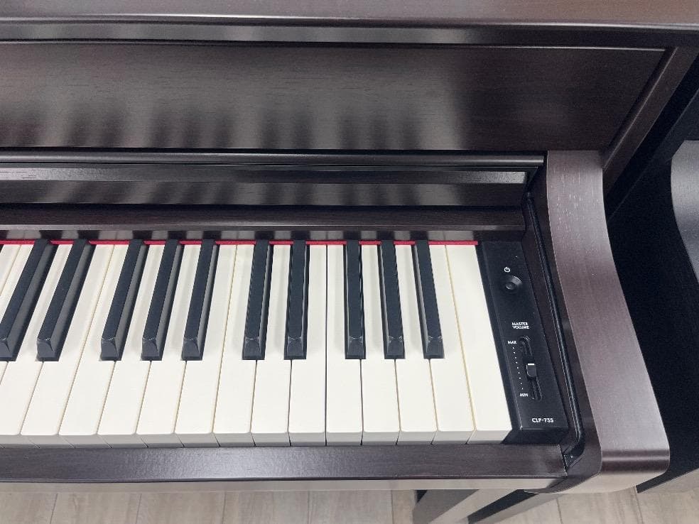 ★75448【電子ピアノ】YAMAHA　CLP735R　21年製