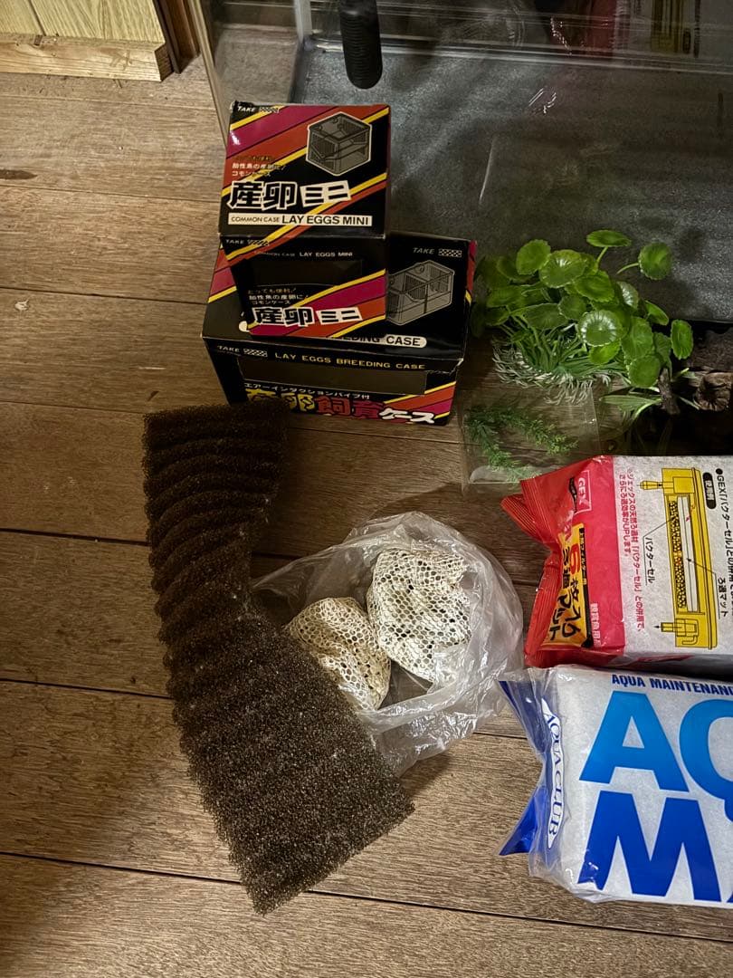 水槽セット フィルターマット 産卵ボックス　まとめ売り