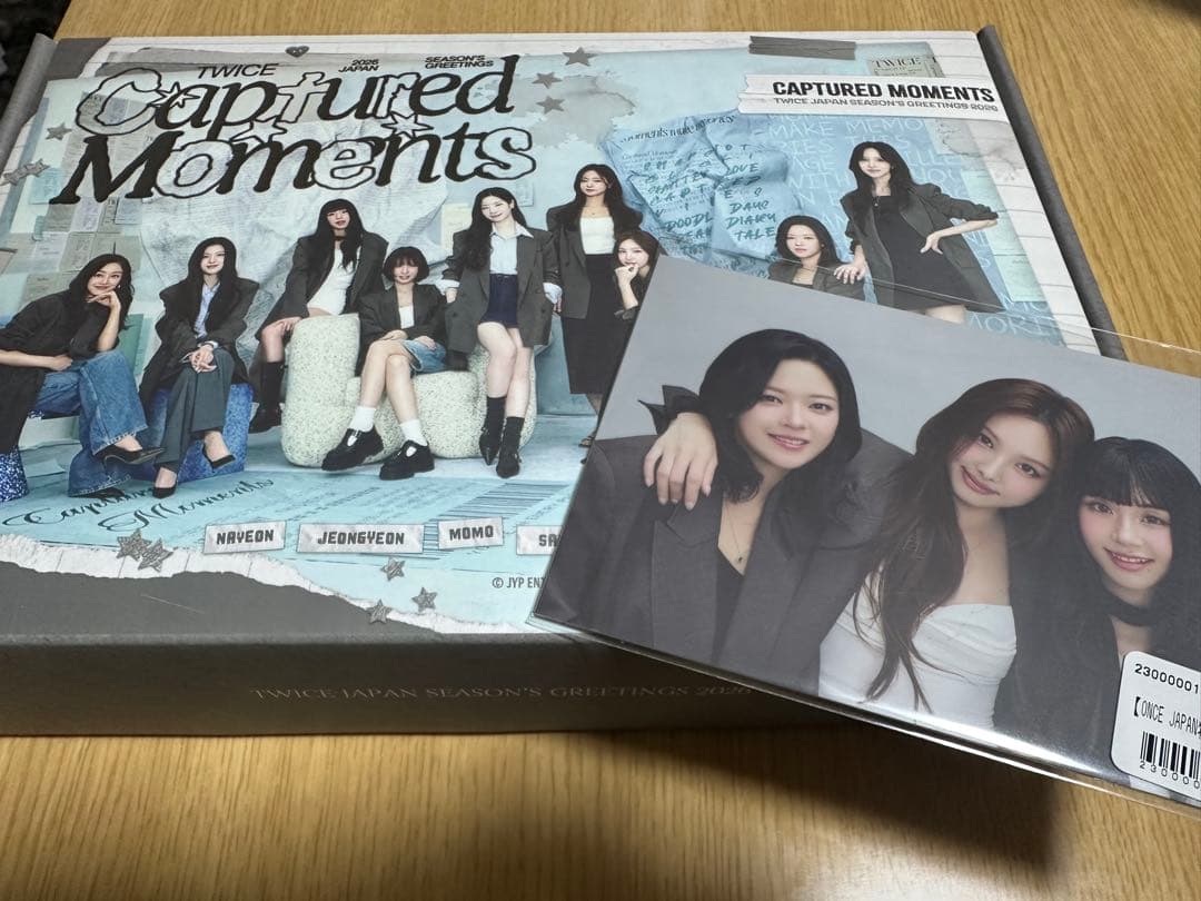☆未使用☆TWICE Captured Moments ポストカード付き