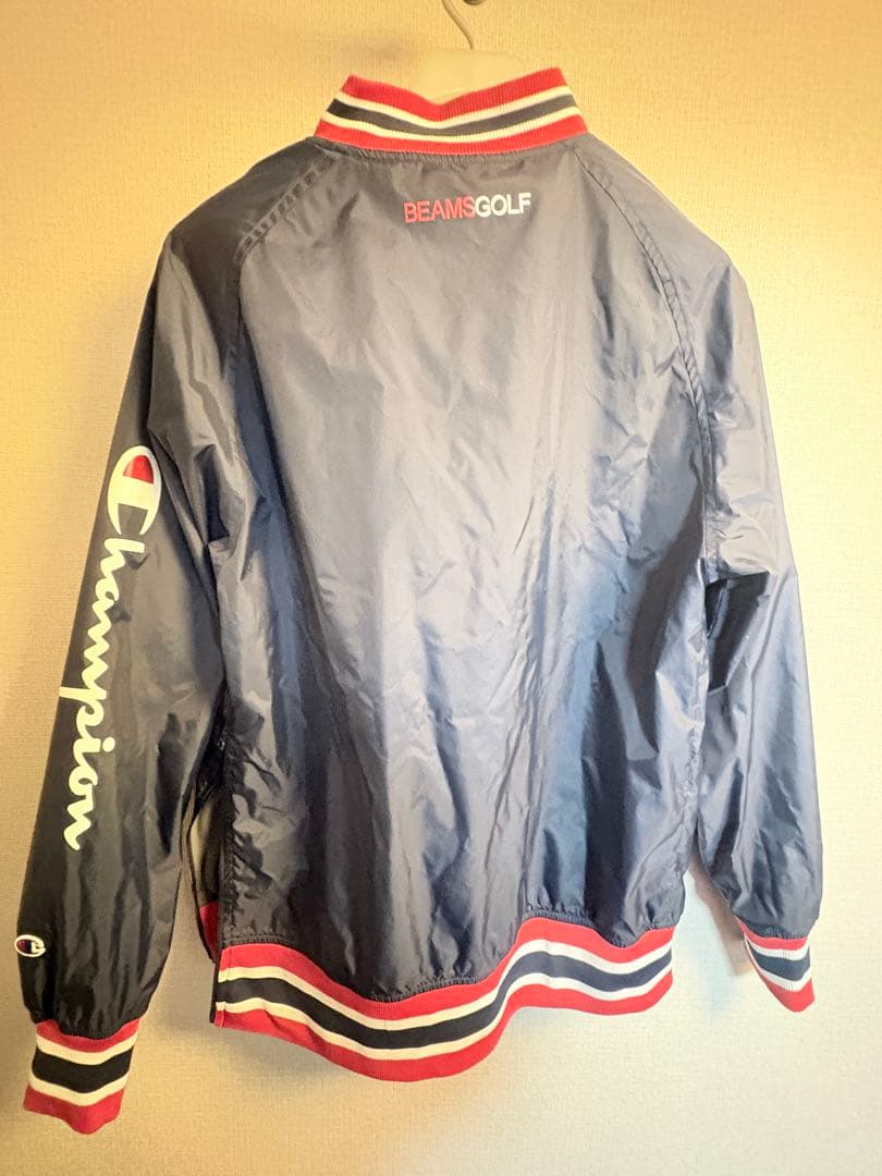 極美品 ビームスゴルフ チャンピオン コラボスニードジャック　裏地付ブルゾンXL