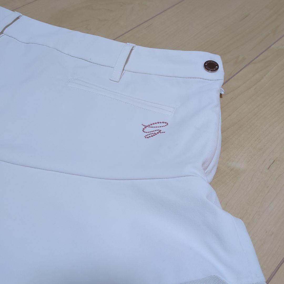 ★美品★DESCENTE　GOLFLUXEハイテンショントリコットフレアスカート