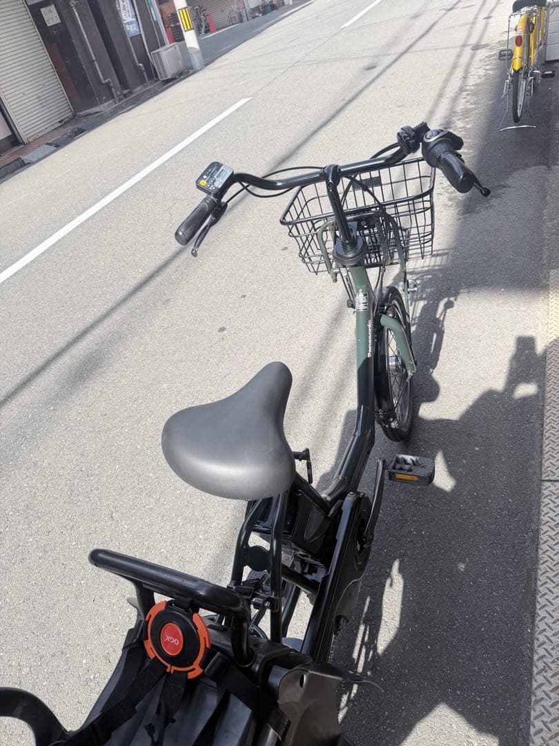 大阪府　子供乗せ　Panasonic 電動アシスト自転車 チャイルドシート付き