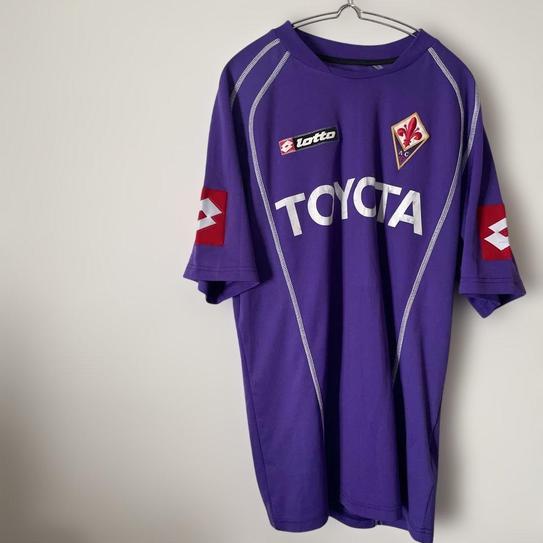フィオレンティーナ lotto製 サッカーシャツ　TOYOTA スポンサー