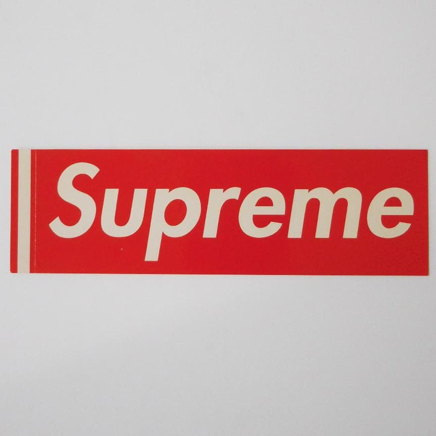 Supreme 激レア初期 ボックスロゴ ステッカー レッド