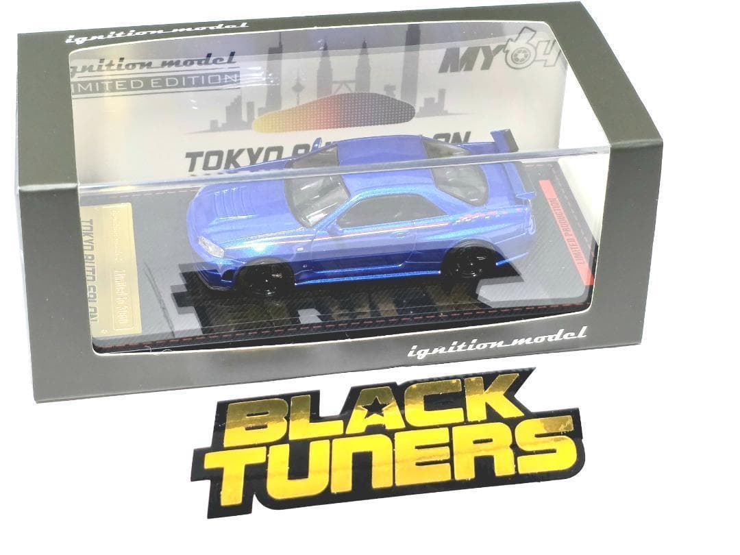 IGNITION TASKL2025 GT-R R34 メタリックブルー 限定版