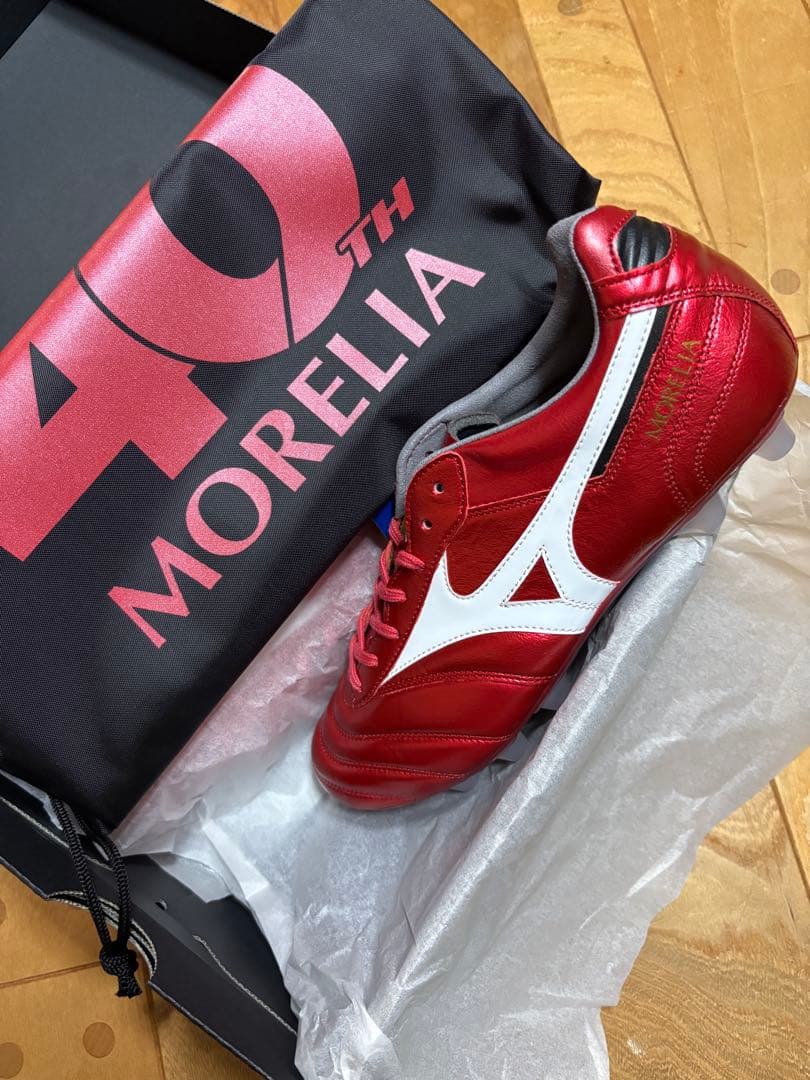 新品　40周年　レアサイズ　限定品　ミズノ　モレリア 2 JAPAN 25cm