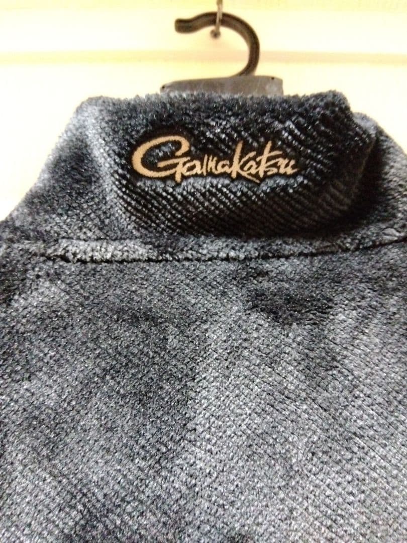 がまかつ　防寒対策　防寒シャツ　防寒フリースジップ　 L ブラック