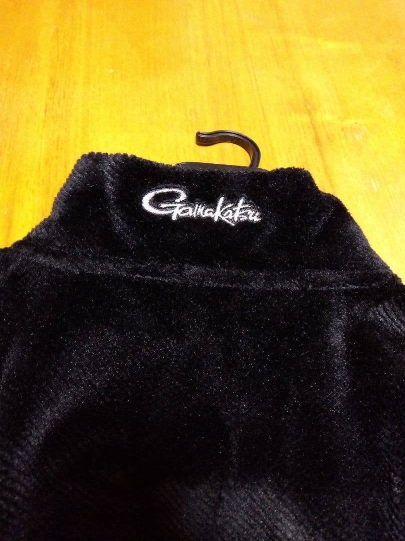 がまかつ　防寒対策　防寒シャツ　防寒フリースジップ　 L ブラック